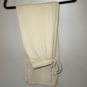 Elegant Cream Women's Trousers